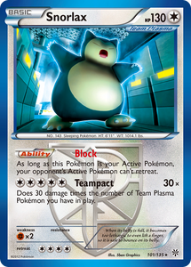 Snorlax (101/135) [Black & White: Plasma Storm]