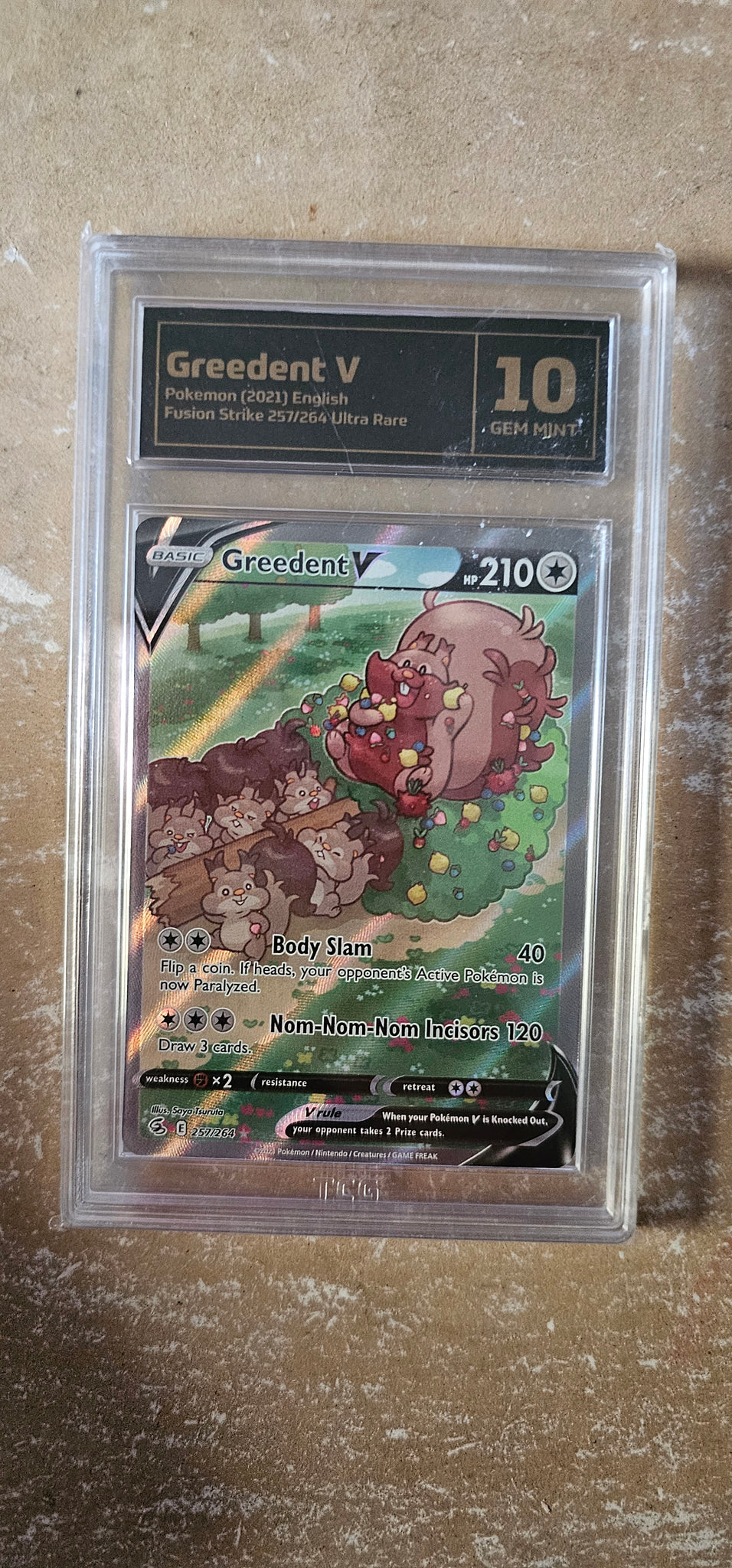 Greedent V TCG 10