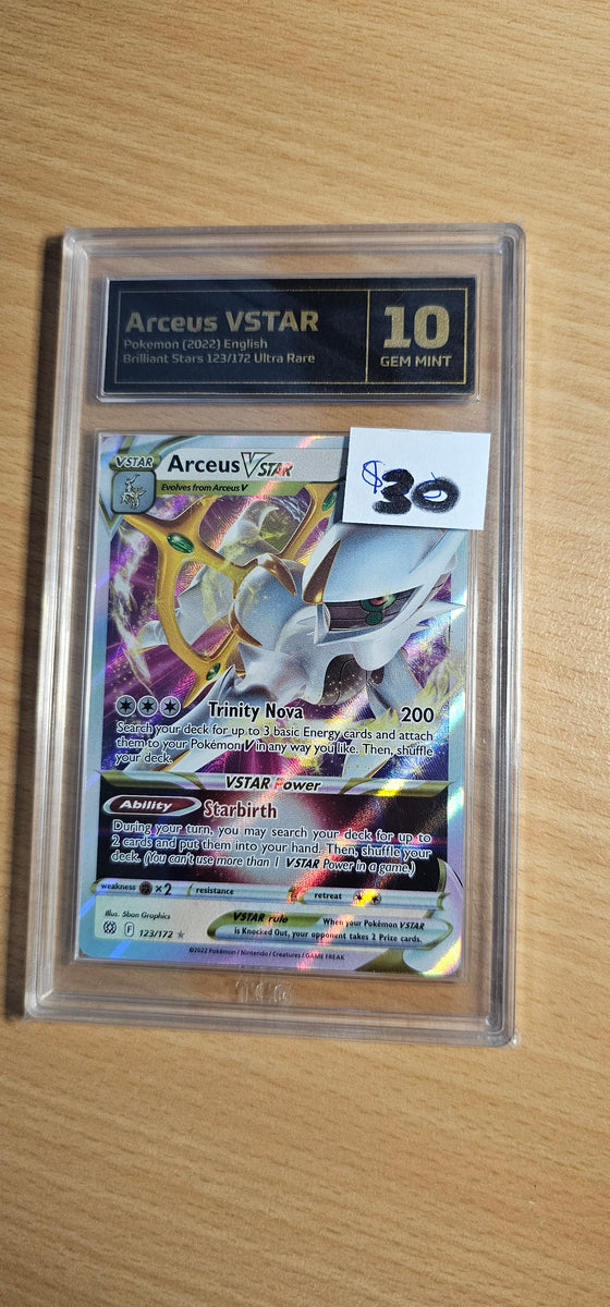 Arceus Vstar TCG 10 – PG Collectables