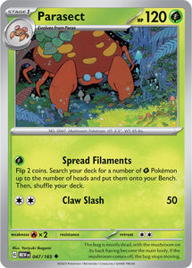 Parasect (047/165) [Scarlet & Violet 151]