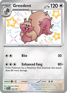 Greedent (206/091) [Scarlet & Violet: Paldean Fates]