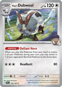 Hop's Dubwool (136/159) [Scarlet & Violet: Journey Together]