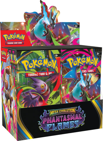 Mega Evolution: Phantasmal Flames - Booster Box case (Max 1PP and HH)