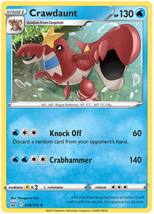 Crawdaunt (039/163) [Sword & Shield: Battle Styles]