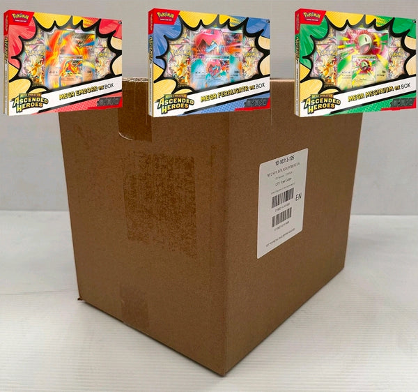 Mega Evolution: Ascended Heroes - Mega ex Boxes Case