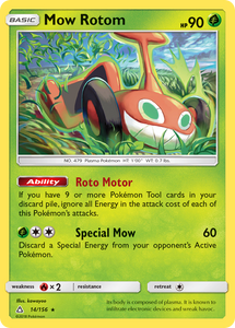Mow Rotom (14/156) [Sun & Moon: Ultra Prism]