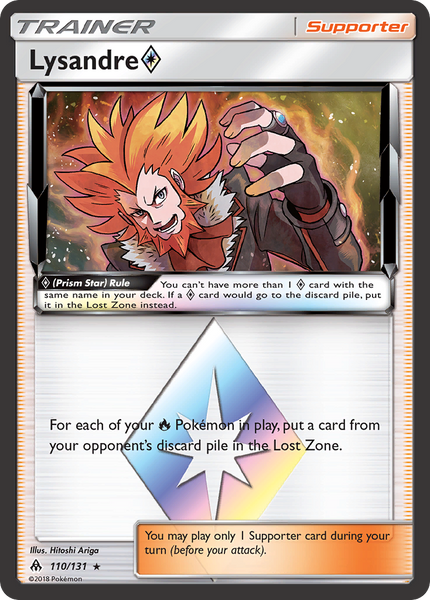 Lysandre (110/131) (Prism Star) [Sun & Moon: Forbidden Light] – PG  Collectables