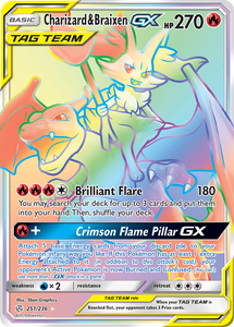Charizard & Braixen GX (251/236) [Sun & Moon: Cosmic Eclipse]