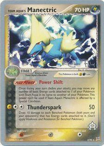 Team Aqua's Manectric (4/95) (Blaziken Tech - Chris Fulop) [World Championships 2004]